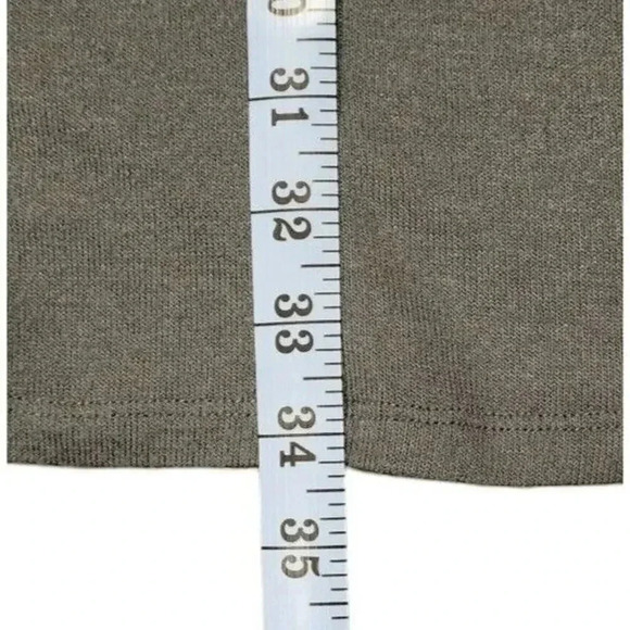 Loft Outlet Lounge Gray Dress Medium Long Sleeves Pockets Round Neck - Picture 6 of 10